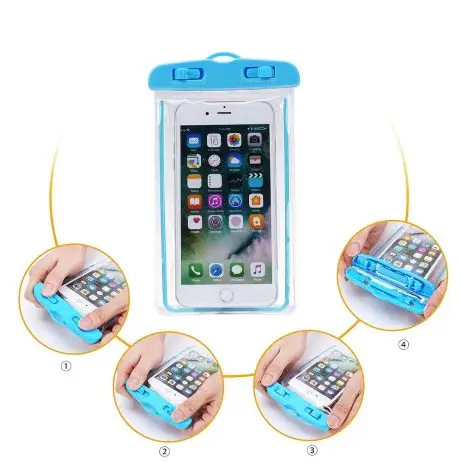 Waterproof mobile phone pouches