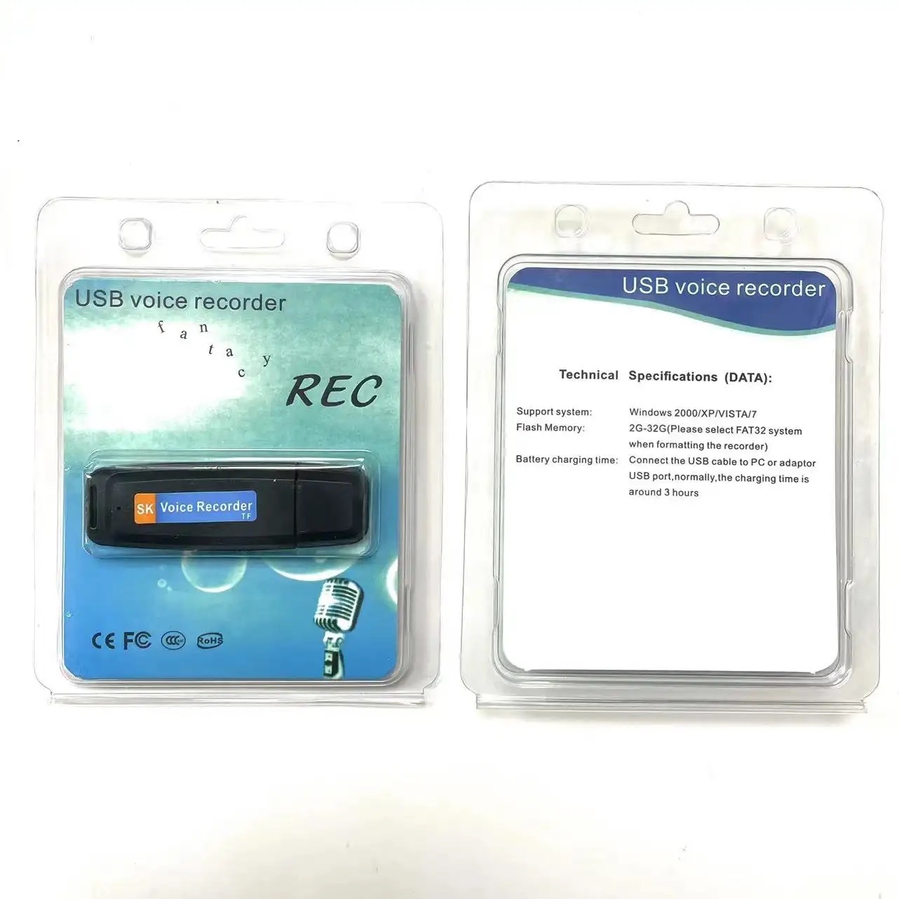 Secretly sound recorder