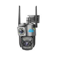 4g PTZ Double lens 4Mp security CCTV camera