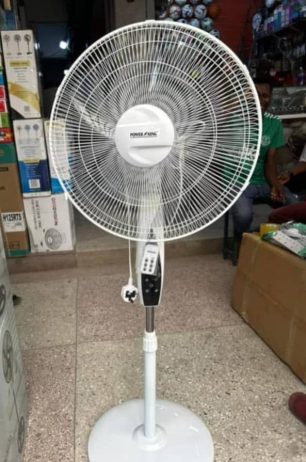 Power king stand fans with remote control