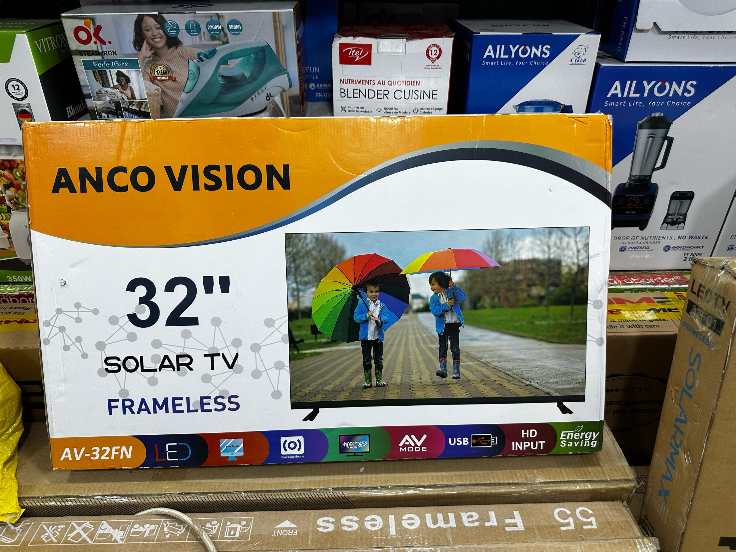 Anco vision solar tv