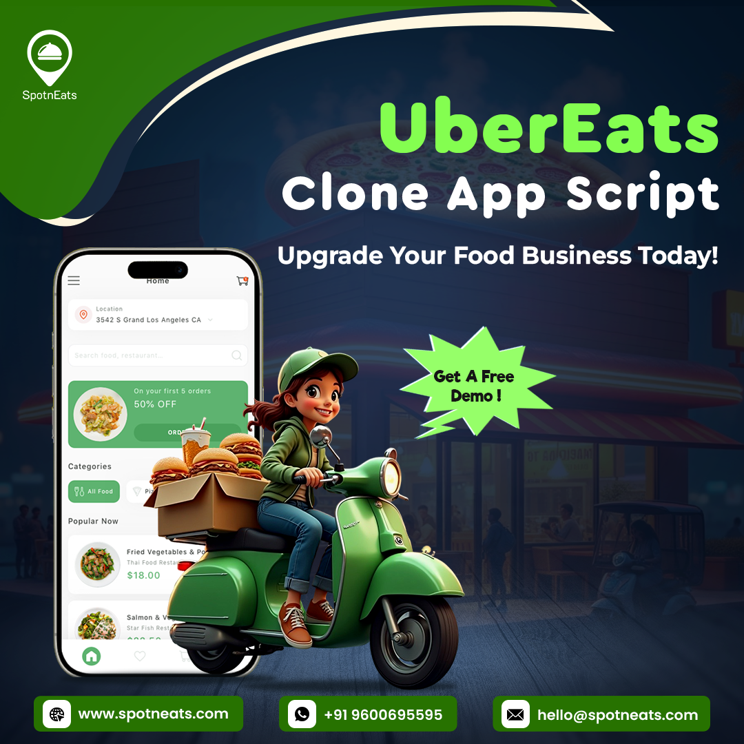 Launch Your AI-Powered UberEats Clone App with SpotnEats!