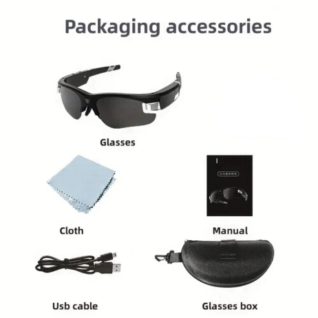 Sunglasses with hidden camera