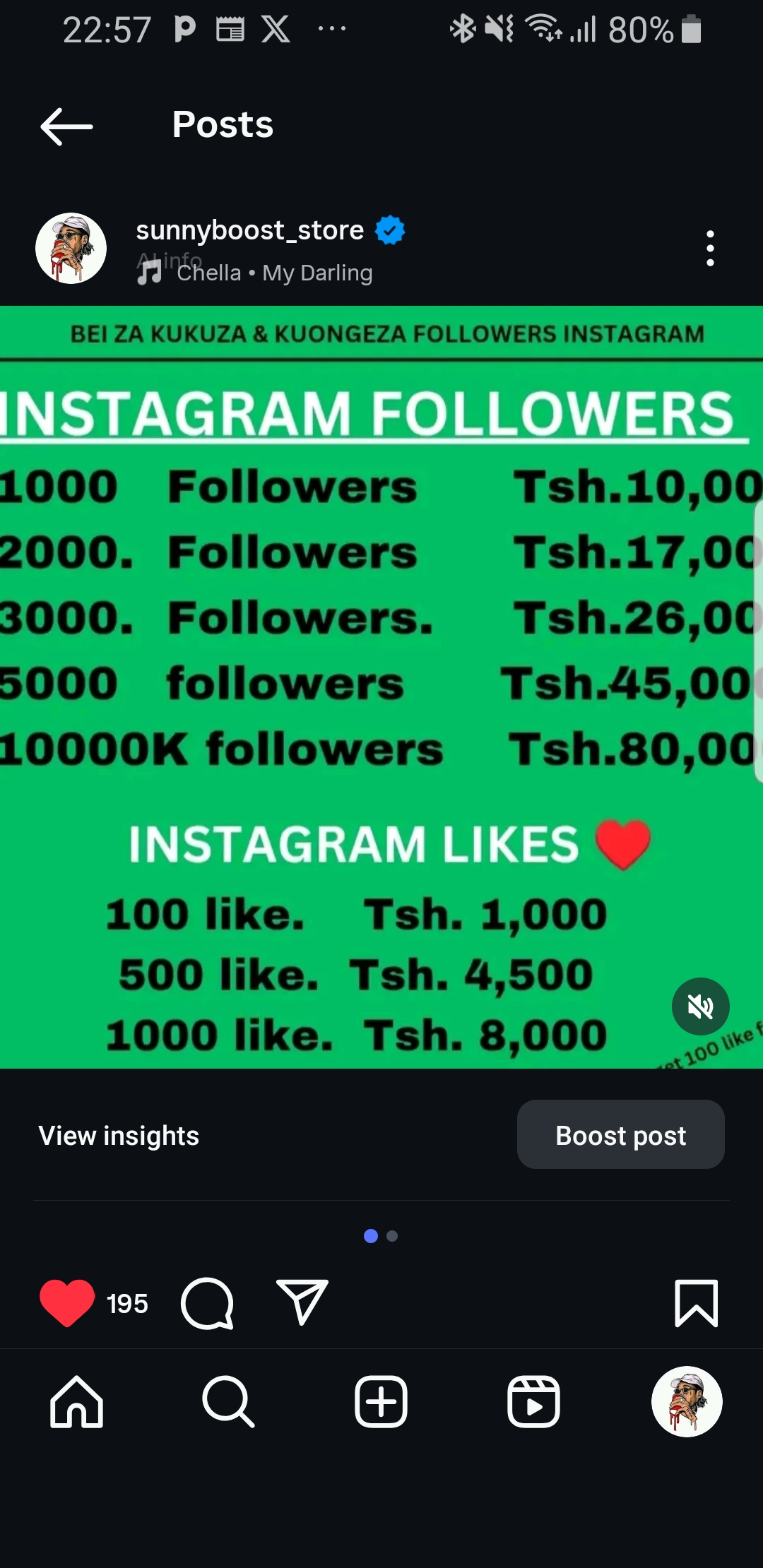 Ongeza followers