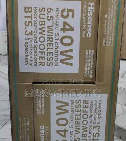Hisense sound bar HS 5100  540W